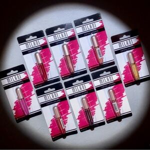 Bundle of 8 New Milani Makeup Crystal Lip Gloss